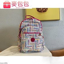 Kipling 猴子包 K21305 條紋 拉鍊款 輕量 雙肩後背包 兩旁可收納 預購 歷史價格詳細信息