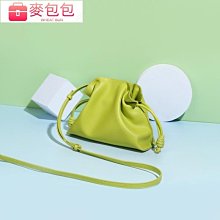 時尚抽繩水桶包夏季新款包包女大容量ins百搭小眾軟皮單肩斜背包--麥包包 歷史價格詳細信息