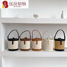 新款拼接撞色帆布包女簡約復古大容量托特包時尚百搭手提斜背包包-時尚箱包 歷史價格詳細信息