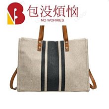 帆布包女單肩休閒通勤大容量ins學生上課包慵懶風小眾布袋拉鏈潮 歷史價格詳細信息