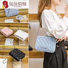 包包女 百搭包 單肩包 斜挎包 日韓包包 高級感包包洋氣女包新款2024潮韓版質感斜挎包時尚鏈條單肩小方包-陽光優選 歷史價格詳細信息