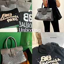 GOYARD 閱讀狗印花logo塗料帆布&牛皮翻轉兩面用購物包-迷你/深灰 歷史價格詳細信息