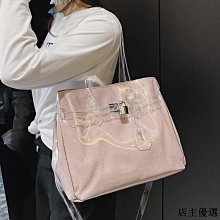 韓版透明時尚女士背包2024春季新款簡約質感單肩包女潮流斜挎包女 歷史價格詳細信息