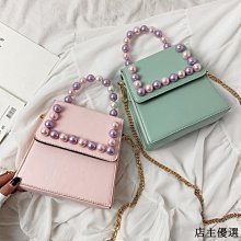 韓版珍珠包包女網紅diy 手工編織斜挎包ins百搭-悅享樂購滿599免運 歷史價格詳細信息