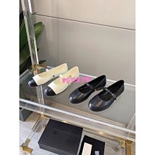 【熱賣精選】  新品 小香 風格 經典 拼色 優雅 中跟 包鞋 後空 一字帶 尖頭 涼鞋明星同款 歷史價格詳細信息
