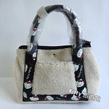 [Kitty 旅遊趣] Hello Kitty 手提包 黑色包 皮包 仿鴕鳥皮 超有質感 凱蒂貓 低調奢華 歷史價格詳細信息