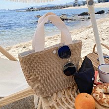 包包 編織包 韓國編織包 夏日必備編織包 時尚草編包單肩包水桶包手提包 大容量編織托特包肩背包 歷史價格詳細信息