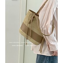 2022新款包包 草編大容量包包 托特包 挎包女大容量 小眾百搭編織包洋氣通勤單肩托特包--麥包包 歷史價格詳細信息