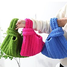 現貨 日式手腕包diy手工編織包包毛線成品包鉤手織包包送女朋友閨蜜正品促銷 歷史價格詳細信息