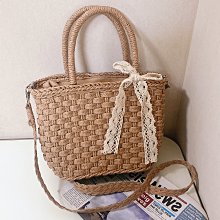 現貨 手提包斜挎包女包編織包休閑包包2022新款潮ins氣質草編包休閑包正品促銷 歷史價格詳細信息