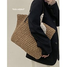 2022新款包包 草編大容量包包 托特包 挎包女大容量 小眾百搭編織包洋氣通勤單肩托特包--麥包包 歷史價格詳細信息
