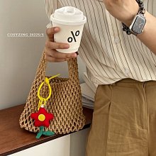 現貨 草編包沙灘包 2022夏季手提編織包 ins爆款韓國度假風鏤空半月包正品促銷 歷史價格詳細信息