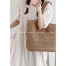 2022新款包包 草編大容量包包 托特包 挎包女大容量 小眾百搭編織包洋氣通勤單肩托特包--麥包包 歷史價格詳細信息