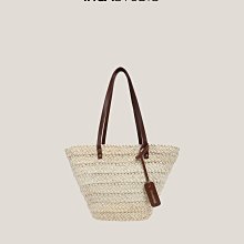 2022新款包包 草編大容量包包 托特包 挎包女大容量 小眾百搭編織包洋氣通勤單肩托特包--麥包包 歷史價格詳細信息