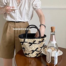 包包 編織包 韓國編織包 夏日必備編織包 時尚草編包單肩包水桶包手提包 大容量編織托特包肩背包 歷史價格詳細信息