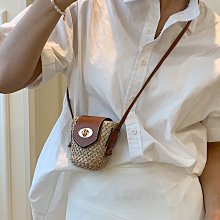 現貨 草編包春夏ins小眾草編包半圓形月亮編織手提包旅游度假沙灘女包正品促銷 歷史價格詳細信息