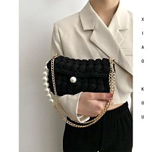 泫雅同款手工編織包包diy材料包絲帶毛線網格自製單肩斜挎包成品 歷史價格詳細信息