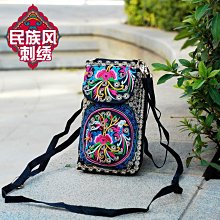 民族風包包2022新款刺繡花斜挎包夏百搭單肩包小包時尚小圓包女包~特價 歷史價格詳細信息