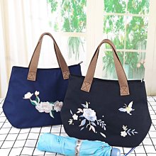 時尚刺繡帆布腋下包女包包2022新款民族風百搭ins斜挎小眾水桶包~特價 歷史價格詳細信息