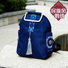 民族風尼龍雙肩包女2023新款簡約時尚百搭印花背包書包可單肩斜挎 歷史價格詳細信息