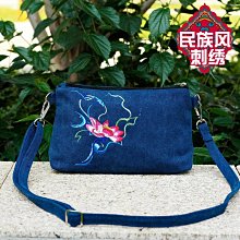 帆布包女士單肩斜挎包民族風刺繡花百搭包袋子手提包大容量帆布袋~特價 歷史價格詳細信息