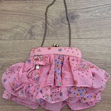 晚宴手拿包 ST.JOHN 銀灰色蝴蝶結造型 優雅氣質 手提包 女包包 內口袋 輕巧好拿 全新 歷史價格詳細信息