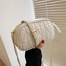 【熱賣精選】鏈條小方包女高級感質感真皮單肩斜挎包輕奢小眾包包2023新款 歷史價格詳細信息