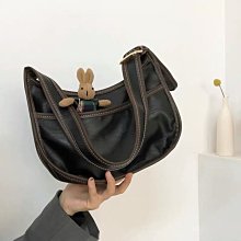 高級感復古托特包女2024新款時尚純色單肩包大容量流行上課通勤包【心願便利店】 歷史價格詳細信息