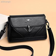 品牌袋鼠中老年單肩包女2023新款百搭牛皮送媽媽斜挎小包包真皮包 歷史價格詳細信息