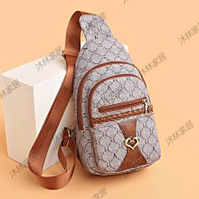 胸包女斜跨百搭2023新款潮戶外休閑旅游胸前斜挎包時尚軟皮斜背包多口袋斜背包-促銷 歷史價格詳細信息