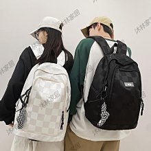 書包男女大學生初高中大容量補習背包白色水洗墜感帆布原宿雙肩包 歷史價格詳細信息