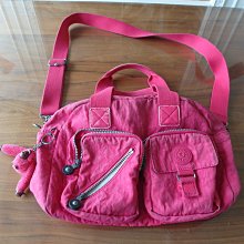 KIPLING 粉紅色波紋三層斜背包 歷史價格詳細信息