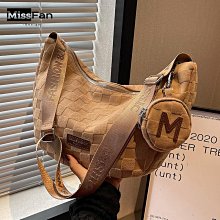 寬肩帶餃子包 大容量包包 慵懶風百搭帆布袋 單肩包 斜背包 側背包女 帆布袋 通勤包 托特包 包包-西可小鋪❤️ 歷史價格詳細信息