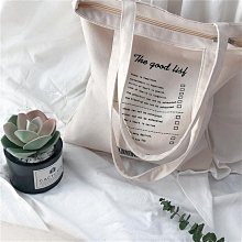 簡約復古慵懶小森風帆布包 環保帆布袋 購物袋-惠誠小屋 歷史價格詳細信息