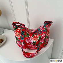 東北大花布雙肩包民族風大容量小眾設計款書包女高中生大學生背包 歷史價格詳細信息