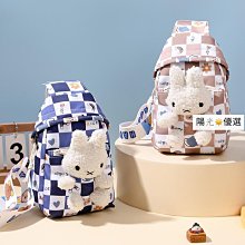 可愛休閒兔子印花大容量單肩包包女2023新款百搭通勤帆布託特包 歷史價格詳細信息