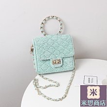 網紅自製手工編織包包女diy材料包米奇包包小熊包透明鏈條斜挎包 歷史價格詳細信息
