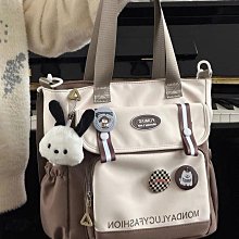 【優選好貨】包包女2024新款ins可愛少女心大容量百搭韓版學生單肩手提帆布包jghty HUC5-西可小鋪❤️ 歷史價格詳細信息