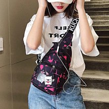 女韓國胸包休閒腰包印花日系學生 斜背包復古ins小包包學院風百搭熱銷 歷史價格詳細信息