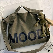 慵懶風帆布大包包女2024秋季新款大學生上課背包文藝範女式單肩包 歷史價格詳細信息