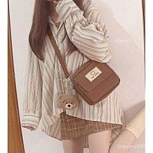 日係可愛小羊雙肩包女2024新款夏天百搭斜挎包軟妹學生大容量背包-李李 韓國女裝 歷史價格詳細信息