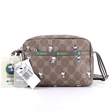 【 Lesportsac 】 Snoopy 史努比 防水包（白金色） 歷史價格詳細信息