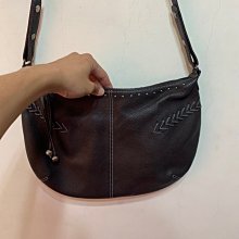 「 二手包 」 真皮斜背包（黑）193 歷史價格詳細信息