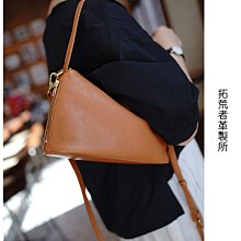 拓荒者革制所。小眾設計頭層牛皮單肩背包簡約托特包真皮百搭大容量單肩腋下包女 歷史價格詳細信息