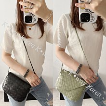 韓國真皮斜背包／編織包／羊皮／真皮小方包（現貨＋預購）免運費 歷史價格詳細信息