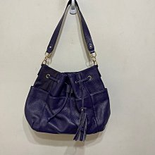 「 二手包 」 真皮手提斜背包（紫色）L 歷史價格詳細信息