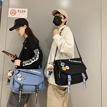 帆布斜背包女 百搭ins韓版大容量學生森系卡通藝文單肩手提帆布包-悅享樂購滿599免運 歷史價格詳細信息