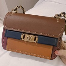 熱銷新款 COACH 3625 新款女士Reily風琴包 純色金屬logo翻蓋手提包 單肩斜挎包 附購證 明星大牌同款 歷史價格詳細信息