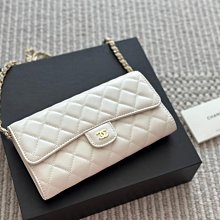 Leann代購~香 2024新款真皮單肩手提包時尚菱格鏈條女包斜挎包日常溫柔時尚百搭 配盒 歷史價格詳細信息