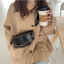 全新????～正韓 鏈條包小眾質感 寬帶 胸包 斜 揹包 簡約 休閒 小香風菱格紋 流浪包 價格比較,價格查詢,歷史價格詳細信息